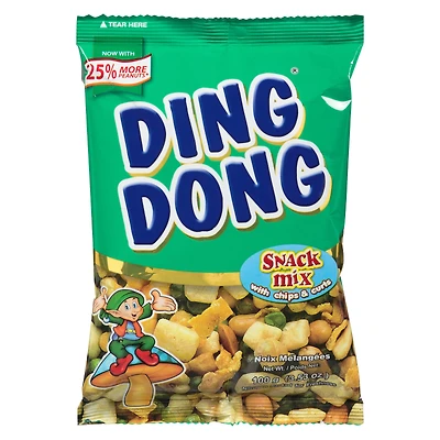 Ding Dong Snack Mix with chips and curls 100g per bag, Ding Dong Snack Mix with chips and curls 100g per bag