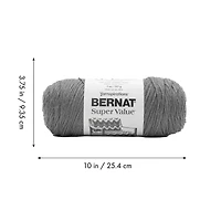 Bernat® Super Value™ Yarn, Acrylic #4 Medium, 7oz/197g, 426 Yards