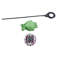 Beyblade Burst Turbo Slingshock - Kit de départ Typhon T4 – Toupie de combat avec propulseur à rotation droite/gauche