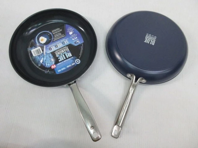 Poêle à frire antiadhésive céramique Blue Diamond de 12" Poêle à frire antiadhésive céramique Blue Diamond de 12"