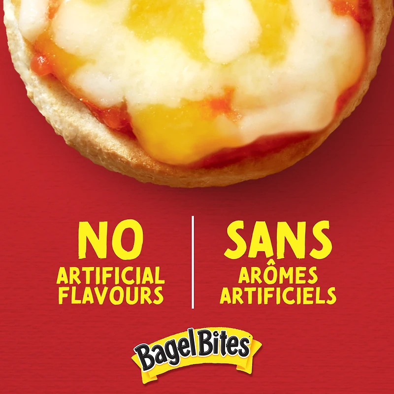 Pizzas Collations Surgelées Aux Trois Fromages Bagel Bites, Boîte De 9 Mini-Bagels 198g