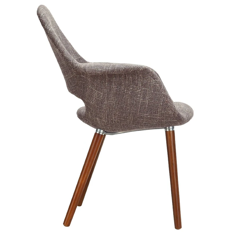Chaise taupe organique Plata Décor Import