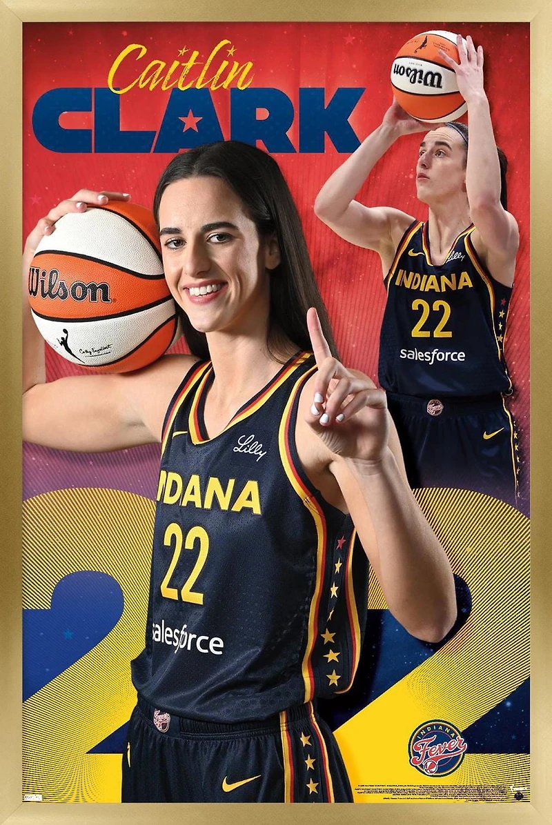 WNBA Indiana Fever - Caitlin Clark 24 Wall Poster