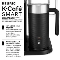 Keurig K-Café SMART, Cafetière et machine à latte et cappuccino une tasse à la fois pour capsule K-Cup