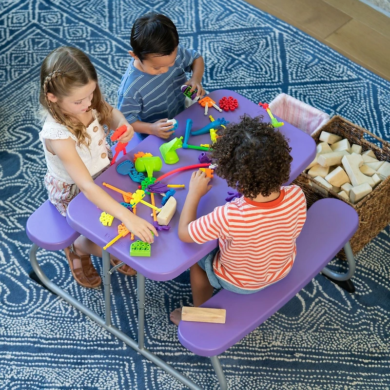 LIFETIME Children's Outdoor Picnic Table in Lavender
