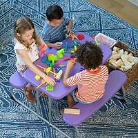 LIFETIME Children's Outdoor Picnic Table in Lavender