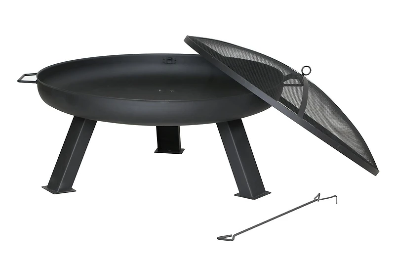31.5 In. Round Steel Fire Pit