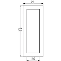 Wood & Hart 33" Pure Barn Door