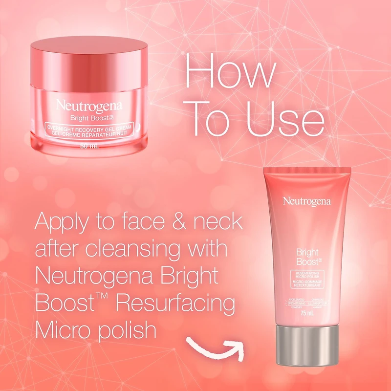 Neutrogena Bright Boost Gel-crème réparateur Nuit, 50 ml