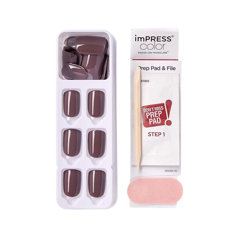 KISS imPRESS faux ongles de couleur - Try Gray