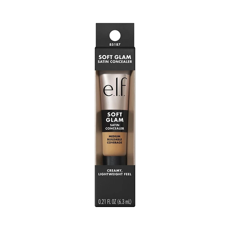 e.l.f. Cosmetics Soft Glam Satin Concealer, 30 Medium Warm, 6.3 mL