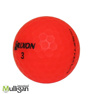 Mulligan - 48 balles de golf récupérées Srixon Soft Feel 5A, Rouge