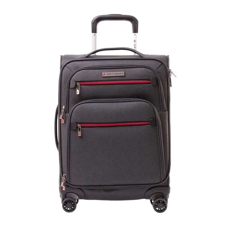 Valise cabine Air Canada Indigo Lite Collection Bagage à main de 20 pouces approuvée avec chargeur USB