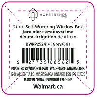Hometrends Jardinière avec systèmed'auto-irrigation de 61 cm Jardinière avec systèmed'auto-irrigation de 61 cm