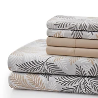 Marina Decoration Ultra Soft Silky Deep Pocket Rich Printed Bedding Rayon from Bamboo All Season Sheet Set with Pillowcases