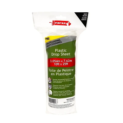 Pintar Toile de peintre en plastique Professionnel 3,05 m x 7,62 m