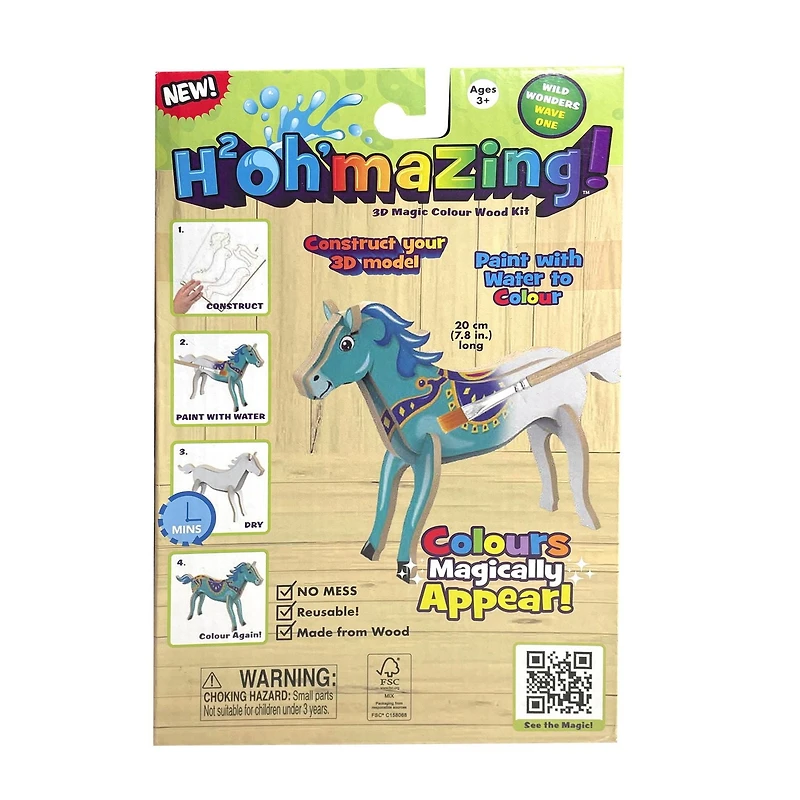 H2Oh’mazing Wild Wonders Colour Fun Set - Horse