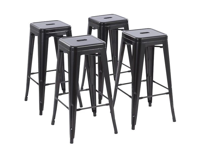 Mainstays 30 inch Metal Barstools Set of 4 - Multi Colors