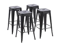 Mainstays 30 inch Metal Barstools Set of 4 - Multi Colors