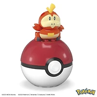 MEGA – Pokémon – Figurine articulée – Chochodile, Pokéball (19 pièces)