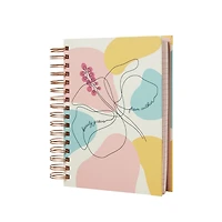 C.R. Gibson "Beauty Grows From Within" Twin Wire Chunky Journal, by Markings, 1" Rose Gold Spiral Binding, Notebook, Journal, Organizer
