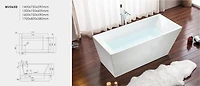 A&E Bath and Shower BOSTON Bathtub