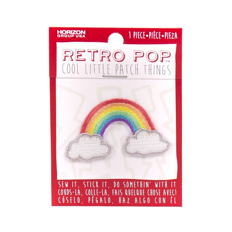 Retro Pop Rainbow Cloud Patch by Horizon Group Usa