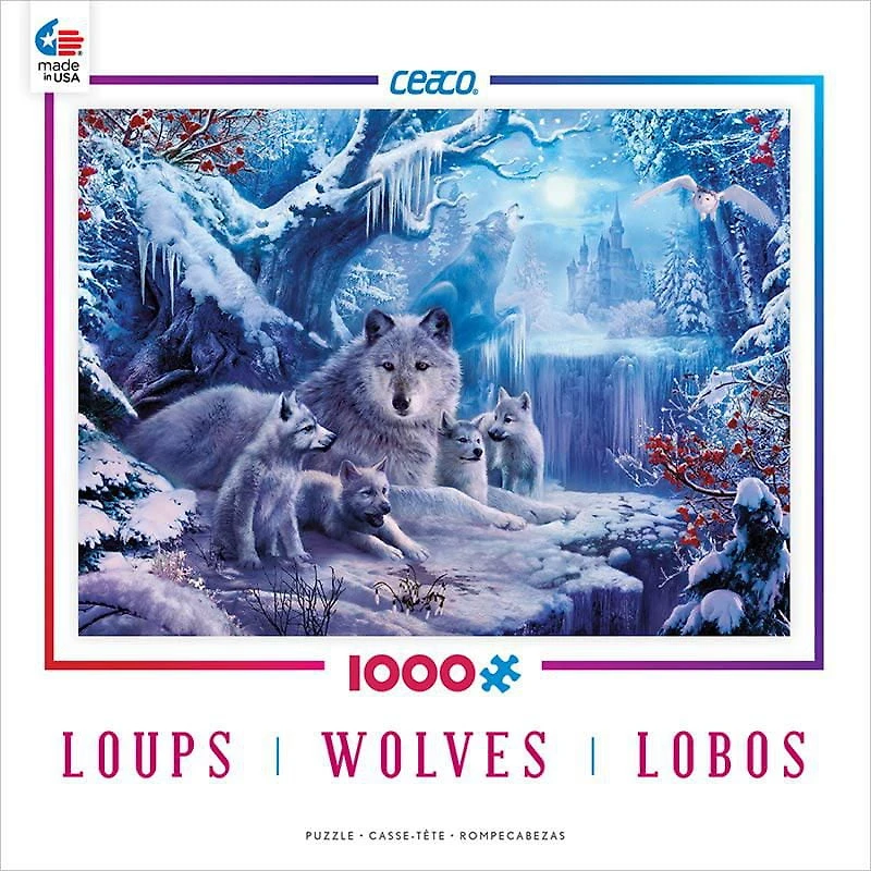 Ceaco Wolves - Winter Wolves, puzzle 1000 pièces