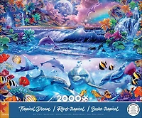 Puzzle en 2000 pièces Ceaco Tropical Dream pour adultes, à partir de 14 ans