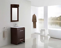 Imaginations Américaines 24-po. W Wood Mirror Coffee