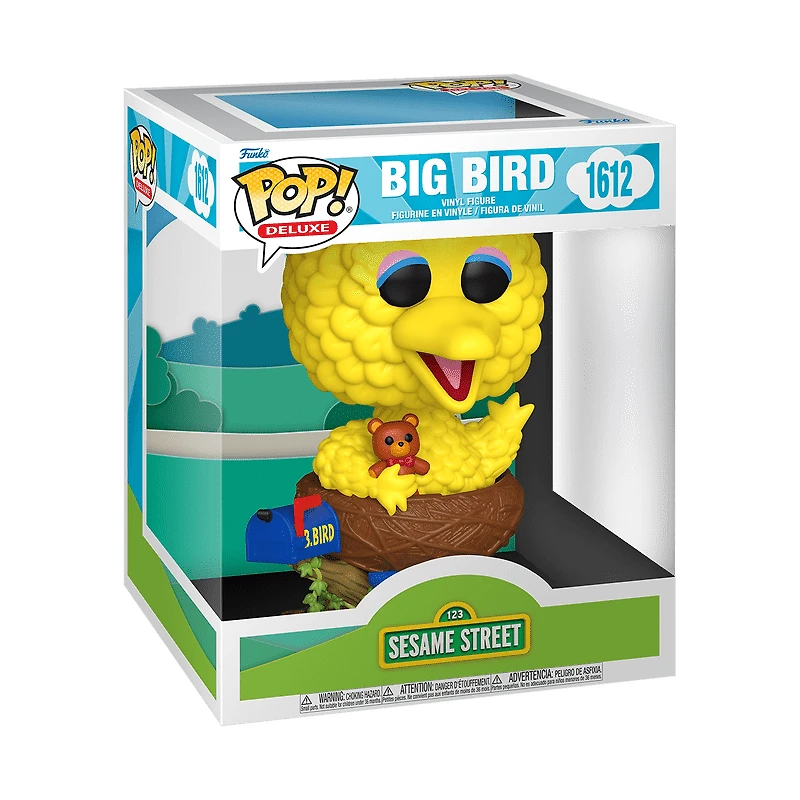Funko Pop! Television: Sesame Street - Pop! Deluxe Big Bird avec Nest figurine en vinyle