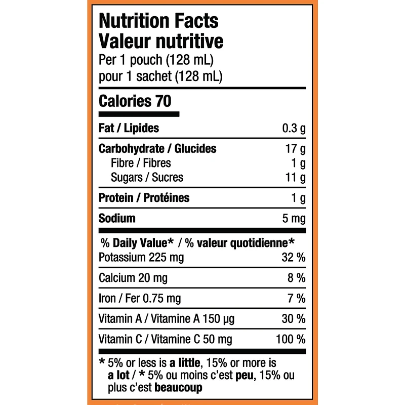 Purée pommes, patates douces, carottes + bleuets Superblends Love Child Organics, 128 ml, sachet 128 ml