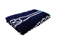 Serviette de plage Mainstays en fil teint à motif jacquard