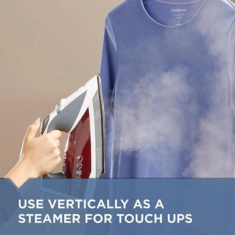 Black + Decker Vitessa Fer à vapeur perfectionné Avec semelle EvenSteam
