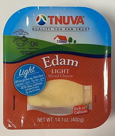 Tranches légères de TNUVA(Edam) club pack Tranch. lég. de TNUVA 2pk