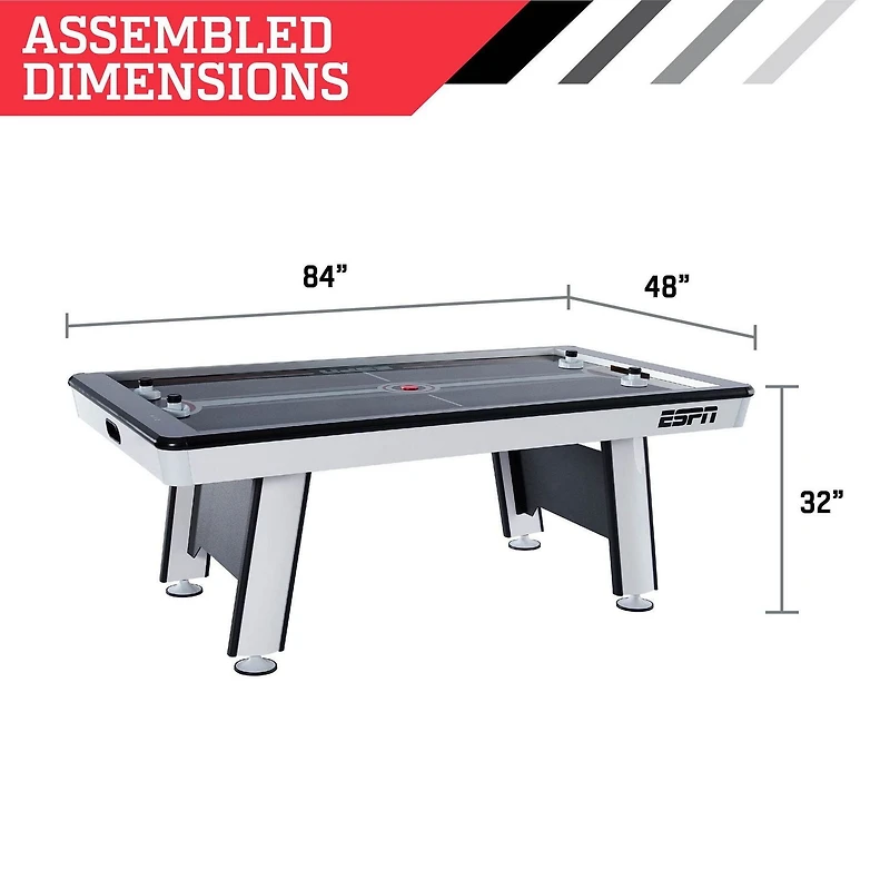 Table de Hockey Alimentée par l'Air de Qualité Supérieure de 84 Pouces d'ESPN avec l'écran Tactile à LED pour le Marquage