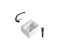 DROP Bath and Kitchen DR091299 Bathroom Vessel Sink Set