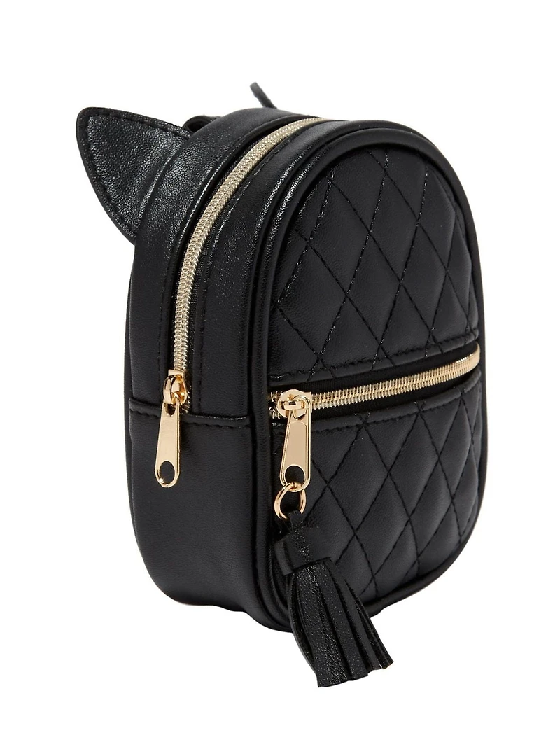 CLAIRES MINI BACKPACK BLAK CAT