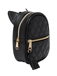 CLAIRES MINI BACKPACK BLAK CAT