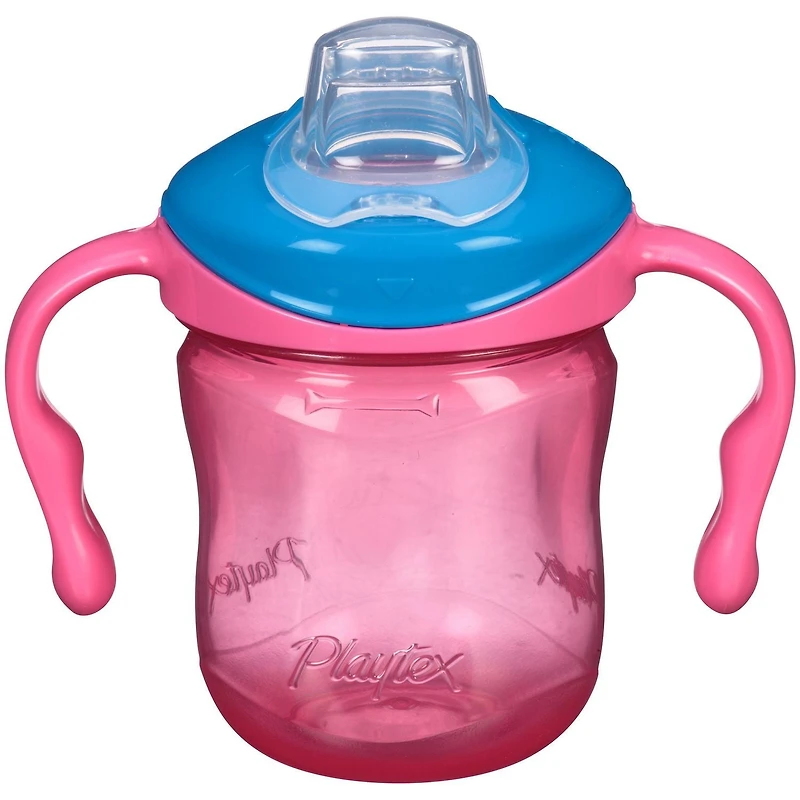 Playtex Baby Sipsters Gobelets d'Apprentissage à Bec Souple Anti-Déversement