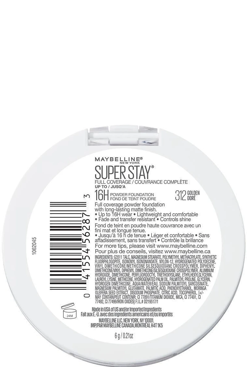 Maybelline New York Super Stay®   Poudre  Porcelaine, 9 g