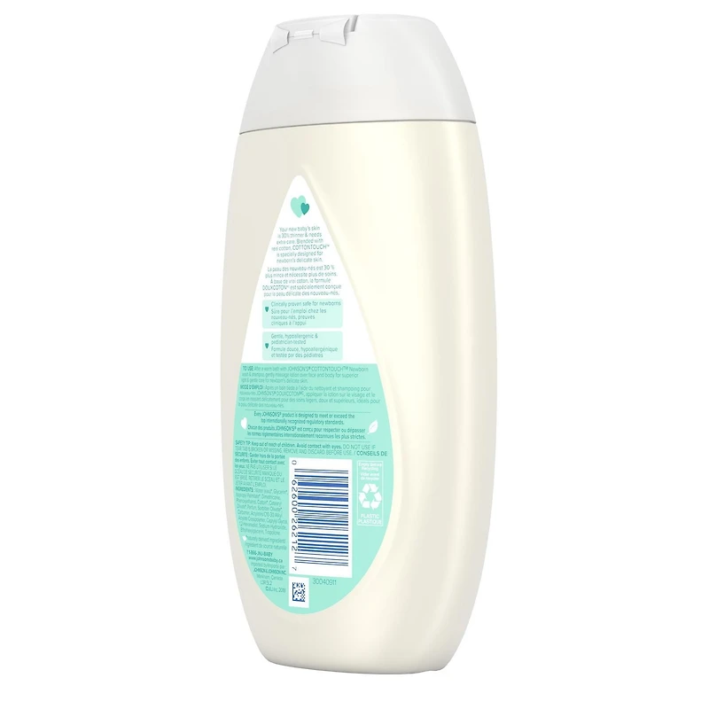 Johnson's Baby Lotion for Newborns, CottonTouch Cream, 400 mL