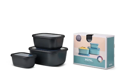 CIRQULA Bowl Set 3pc Rectangular