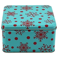 HOLIDAY TIME SQUARE TIN MEDIUM