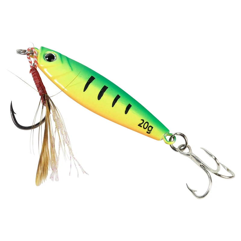 Lucky Strike 3/4 oz Vertical Jig – Fire Tiger