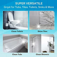 Bell + Howell Scrubtastic Express Dark Grey Rechargeable Handheld Power Scrubber – Cordless Bathroom Cleaner