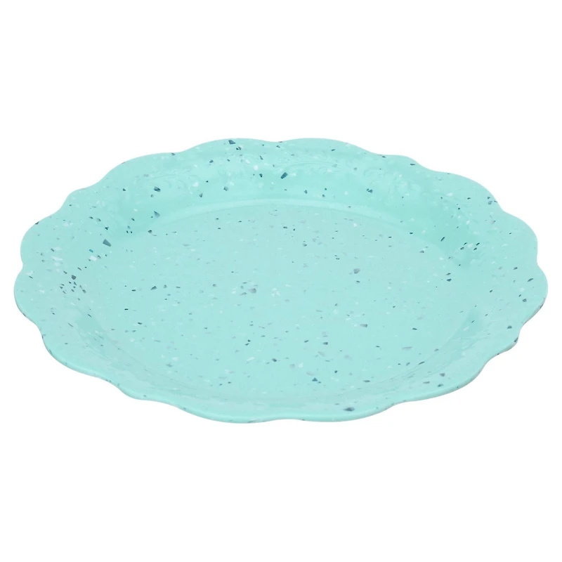 The Pioneer Woman Juliette Assiette à salade en mélamine Bleu sarcelle 8.7"