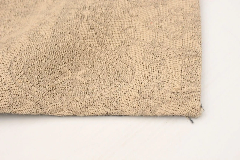 ECARPETGALLERY 5'1" x 7'5" Transitional Collage Handmade Area Rug for Living Room, Dining Room and Bedroom in Ivory