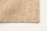 ECARPETGALLERY 5'1" x 7'5" Transitional Collage Handmade Area Rug for Living Room, Dining Room and Bedroom in Ivory