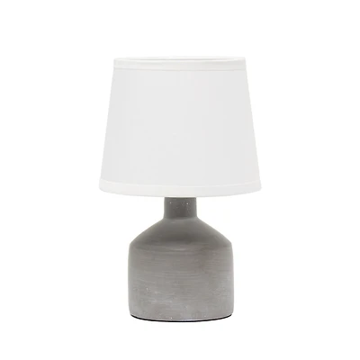 Simple Designs Mini Bocksbeutel Lampe de table en céramique